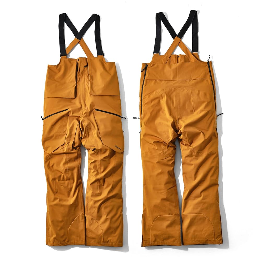 43degreesスノーボード用 マスタード色ハングパンツ Amazon.co.jp: [43DEGREES] スノーボードウェア ビブパンツ
